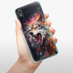 iSaprio Silikonové pouzdro - Abstract Wolf pro Xiaomi Redmi 9A