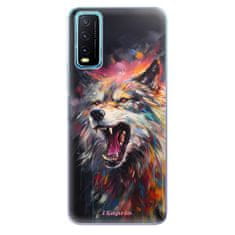 iSaprio Silikonové pouzdro - Abstract Wolf pro Vivo Y20s