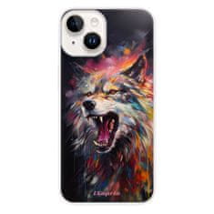 iSaprio Silikonové pouzdro - Abstract Wolf pro iPhone 15 Plus