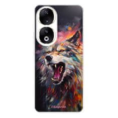 iSaprio Silikonové pouzdro - Abstract Wolf pro Honor 90 5G