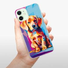 iSaprio Silikonové pouzdro - Abstract Puppy pro Apple iPhone 12 Mini