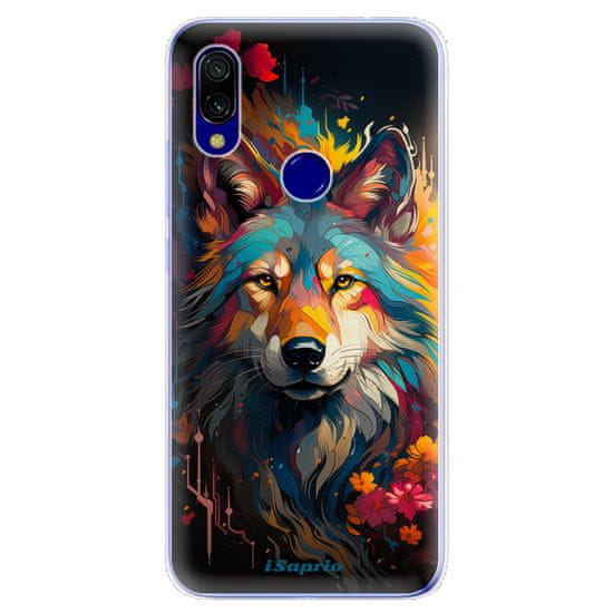 iSaprio Silikonové pouzdro - Mysterious Wolf pro Xiaomi Redmi 7