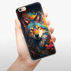 iSaprio Silikonové pouzdro - Mysterious Wolf pro Apple iPhone 6