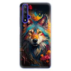 iSaprio Silikonové pouzdro - Mysterious Wolf pro Honor 20