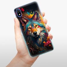 iSaprio Silikonové pouzdro - Mysterious Wolf pro Xiaomi Redmi 7A