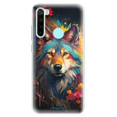 iSaprio Silikonové pouzdro - Mysterious Wolf pro Xiaomi Redmi Note 8