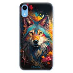 iSaprio Silikonové pouzdro - Mysterious Wolf pro Apple iPhone Xr
