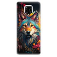 iSaprio Silikonové pouzdro - Mysterious Wolf pro Xiaomi Redmi Note 9 Pro