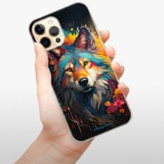 iSaprio Silikonové pouzdro - Mysterious Wolf pro Apple iPhone 12 Pro Max