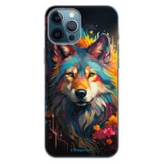 iSaprio Silikonové pouzdro - Mysterious Wolf pro Apple iPhone 12 Pro Max