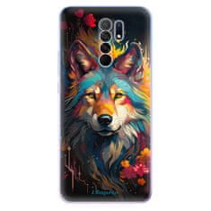 iSaprio Silikonové pouzdro - Mysterious Wolf pro Xiaomi Redmi 9