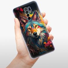 iSaprio Silikonové pouzdro - Mysterious Wolf pro Xiaomi Redmi 9