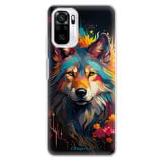 iSaprio Silikonové pouzdro - Mysterious Wolf pro Xiaomi Redmi Note 10 / Note 10S