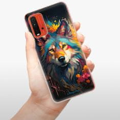 iSaprio Silikonové pouzdro - Mysterious Wolf pro Xiaomi Redmi 9T