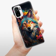 iSaprio Silikonové pouzdro - Mysterious Wolf pro Xiaomi Redmi Note 10 / Note 10S