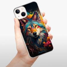 iSaprio Silikonové pouzdro - Mysterious Wolf pro Apple iPhone 13