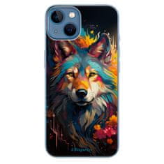 iSaprio Silikonové pouzdro - Mysterious Wolf pro Apple iPhone 13