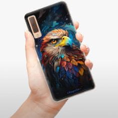 iSaprio Silikonové pouzdro - Mysterious Eagle pro Samsung Galaxy A7 (2018)