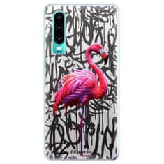 iSaprio Silikonové pouzdro - Flamingo Graffiti pro Huawei P30