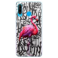 iSaprio Silikonové pouzdro - Flamingo Graffiti pro Huawei P30 Lite