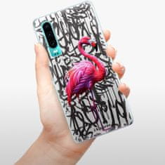 iSaprio Silikonové pouzdro - Flamingo Graffiti pro Huawei P30