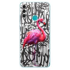 iSaprio Silikonové pouzdro - Flamingo Graffiti pro Honor 9A