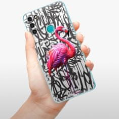 iSaprio Silikonové pouzdro - Flamingo Graffiti pro Honor 9A