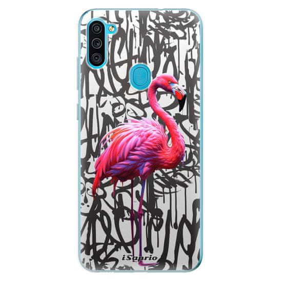 iSaprio Silikonové pouzdro - Flamingo Graffiti pro Samsung Galaxy M11