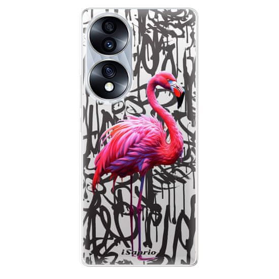 iSaprio Silikonové pouzdro - Flamingo Graffiti pro Honor 70