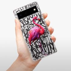 iSaprio Silikonové pouzdro - Flamingo Graffiti pro Google Pixel 6 5G