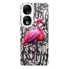 iSaprio Silikonové pouzdro - Flamingo Graffiti pro Honor 90 5G