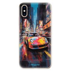 iSaprio Silikonové pouzdro - Abstract Porsche pro Apple iPhone XS