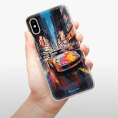 iSaprio Silikonové pouzdro - Abstract Porsche pro Apple iPhone XS