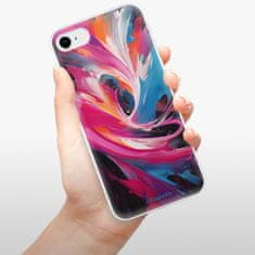 iSaprio Silikonové pouzdro - Abstract Paint 11 pro Apple iPhone SE 2020