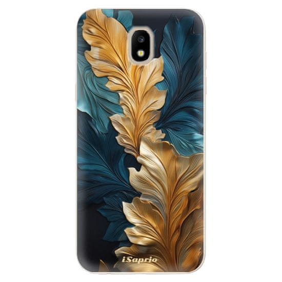 iSaprio Silikonové pouzdro - GoldBlue Leaves 02 pro Samsung Galaxy J5 (2017)