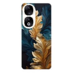 iSaprio Silikonové pouzdro - GoldBlue Leaves 02 pro Honor 90 5G