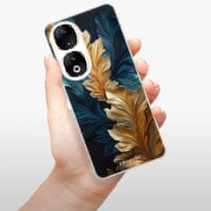 iSaprio Silikonové pouzdro - GoldBlue Leaves 02 pro Honor 90 5G