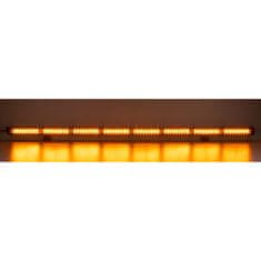 Stualarm LED alej voděodolná (IP67) 12-24V, 72x LED 1W, oranžová 1204mm, d.o., ECE R65 (kf77-1204C)