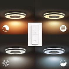 Philips Hue LED White Ambiance Stropní svítidlo Philips Being BT 8719514341135 27W 2400lm 2200-6500K 240V, černé s dálkovým ovladačem a Bluetooth