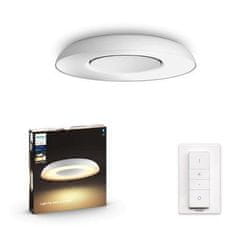 Philips Hue LED White Ambiance Stropní svítidlo Philips Still BT 8719514341371 32W 2400lm 2200-6500K 240V, bílé s dálkovým ovladačem a Bluetooth