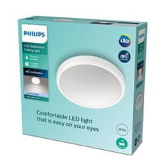 Philips LED Koupelnové stropní přisazené svítidlo Philips DORIS CL257 8718699758905 17W 1700lm 4000K IP44 31,3cm bílé