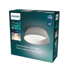 Philips LED Stropní přisazené svítidlo Philips DAWN CL258 8718699777371 14W 1100lm 3000K IP20 34cm šedé