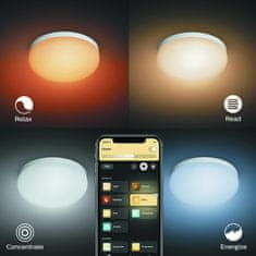 Philips Hue Bluetooth LED White and Color Ambiance Stropní svítidlo Philips Flourish 8719514343504 bílé 2000K-6500K RGB