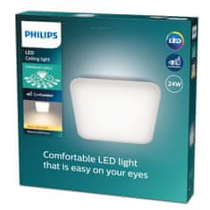 Philips Philips MAUVE CL270 přisazené svítidlo LED 24W 2900lm 2700K 43cm hranaté IP20, bílé