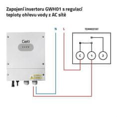 sapro FVE regulátor Geti GWH01 MPPT 4kW pro fotovoltaický ohřev vody