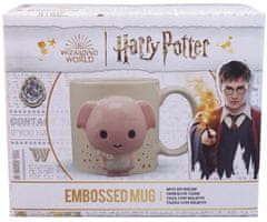 CurePink Keramický 3D hrnek Harry Potter: Kawaii Dobby (objem 350 ml)