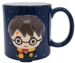 CurePink Keramický hrnek Harry Potter: Kawaii Harry (objem 350 ml)