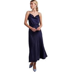 Y.A.S Dámské šaty YASTHEA Standard Fit 26028891 Evening Blue (Velikost XS)
