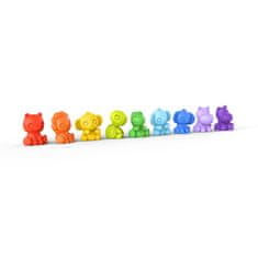 Tommee Tippee BRIGHT STARTS Hračka zvířátka set 9 ks TropicAnimals, 3m+