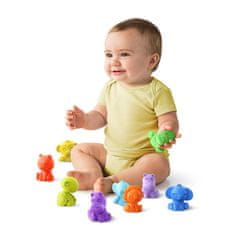 Tommee Tippee BRIGHT STARTS Hračka zvířátka set 9 ks TropicAnimals, 3m+